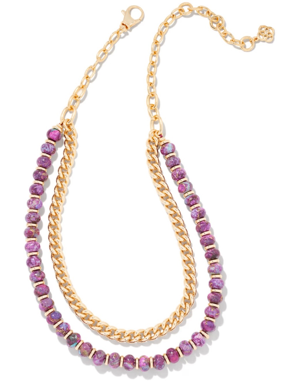 Kendra Scott Rebecca 14K Plated Magnesite Multi Strand Necklace